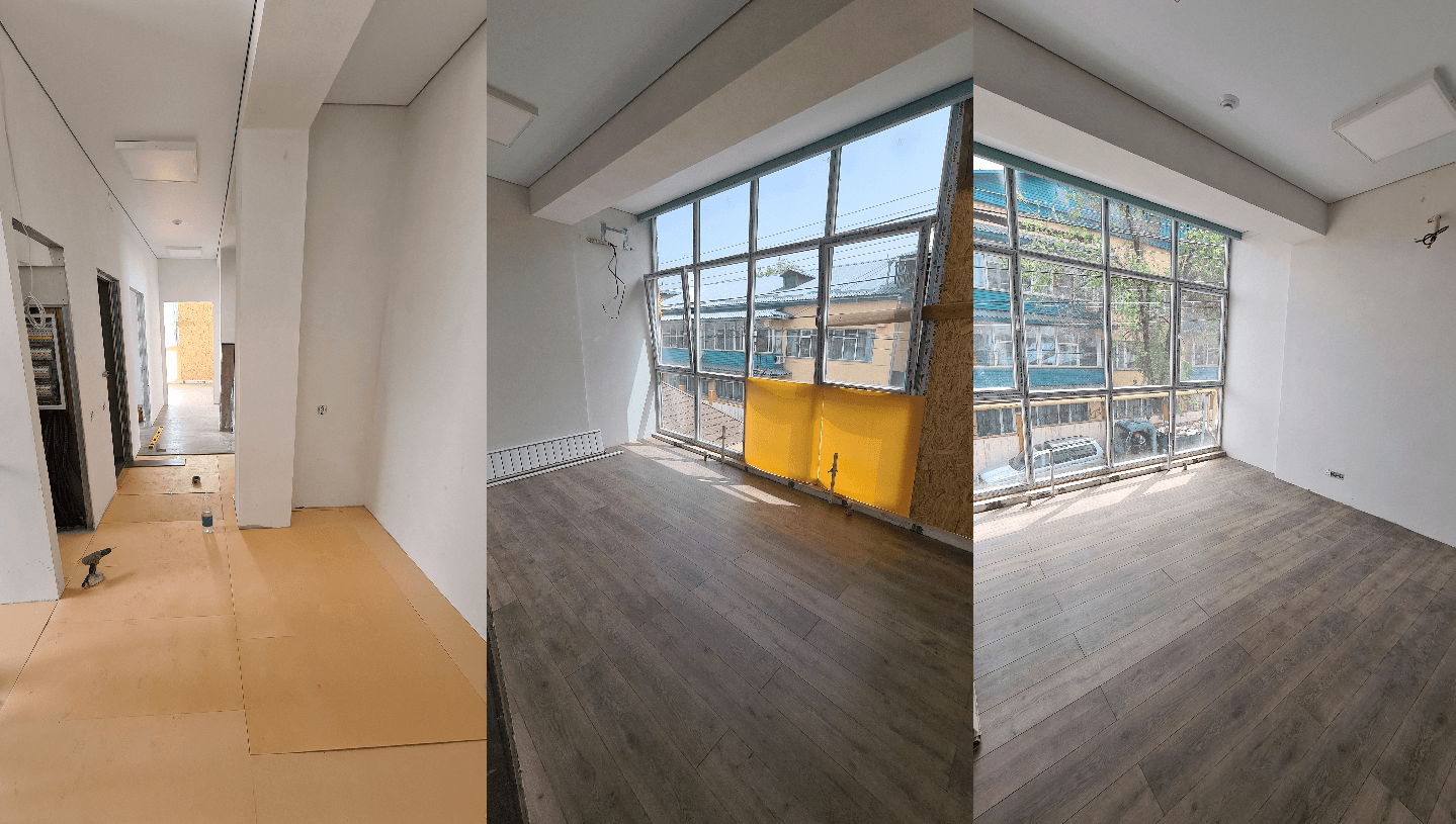 Общестроительные и отделочные работы - офисное здание Лебедева,36