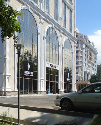 Благоустройство территории бизнес-центра Turar