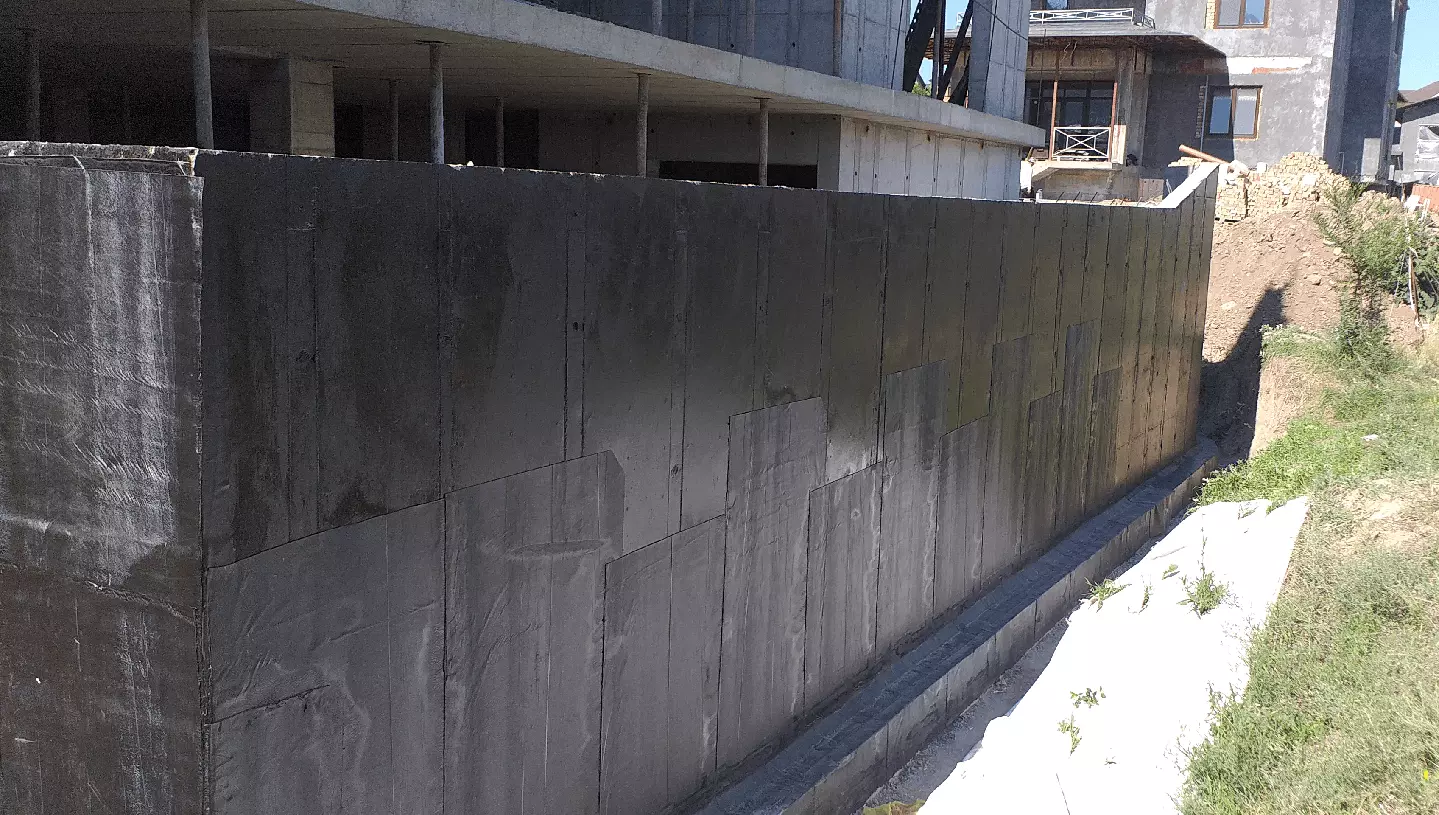 Гидроизоляция стен и фундаментов - Индивидуальный жилой дом мкр-н Нурлытау