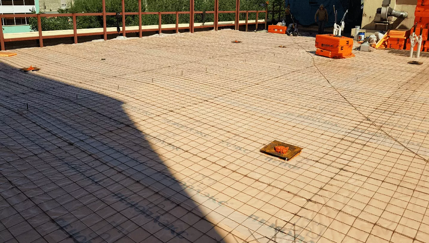 Реконструкция кровли - магазин Рахат